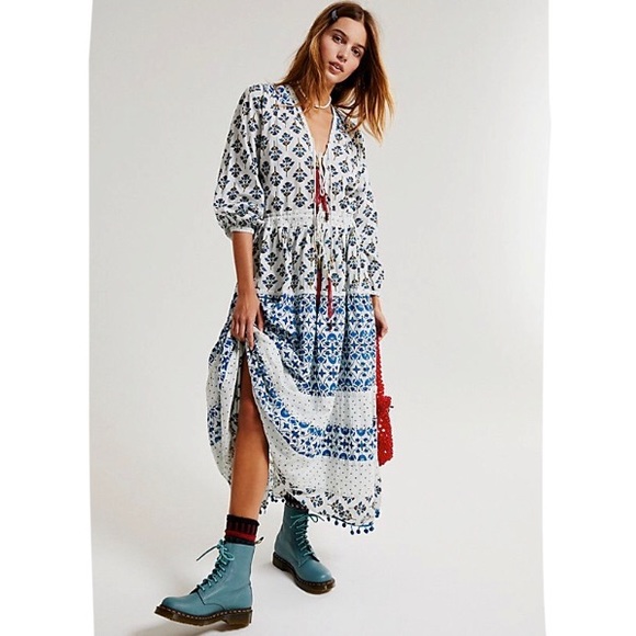 Anthropologie Dresses & Skirts - Anthropologie Boho Naomi Maxi Dress by Valiante S